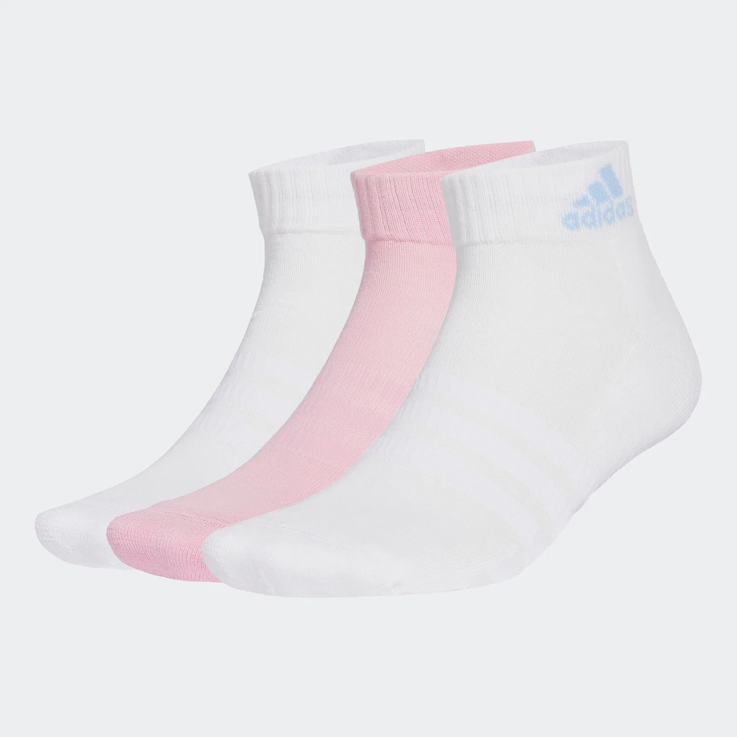 Мужские носки с усиленной амортизацией Adidas Performance, White/White/True Pink