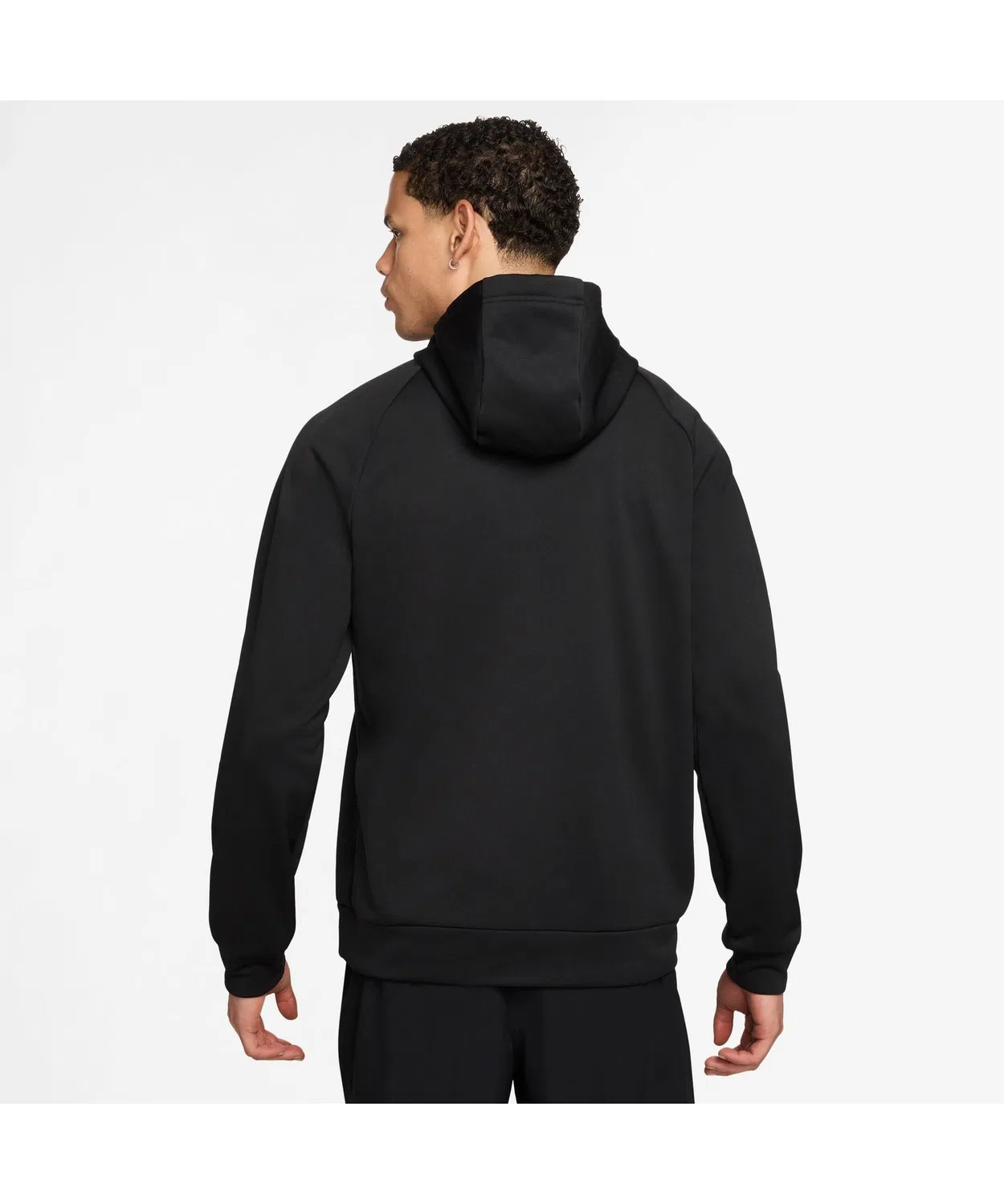 Мужской пуловер с длинным рукавоми принтом Nike TF Fleece Pullover L/S Hoodie GFX, Blue Grey — фото 2