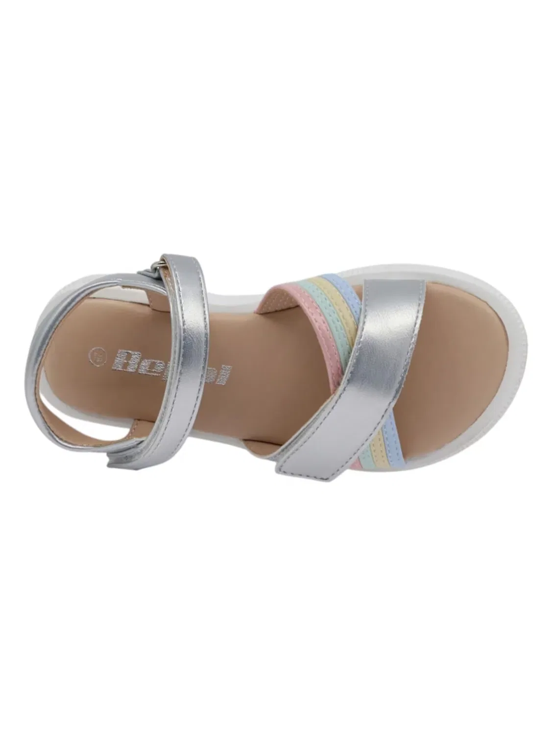 Сандалии Beppi Casual Sandal серебристого цвета — фото 4