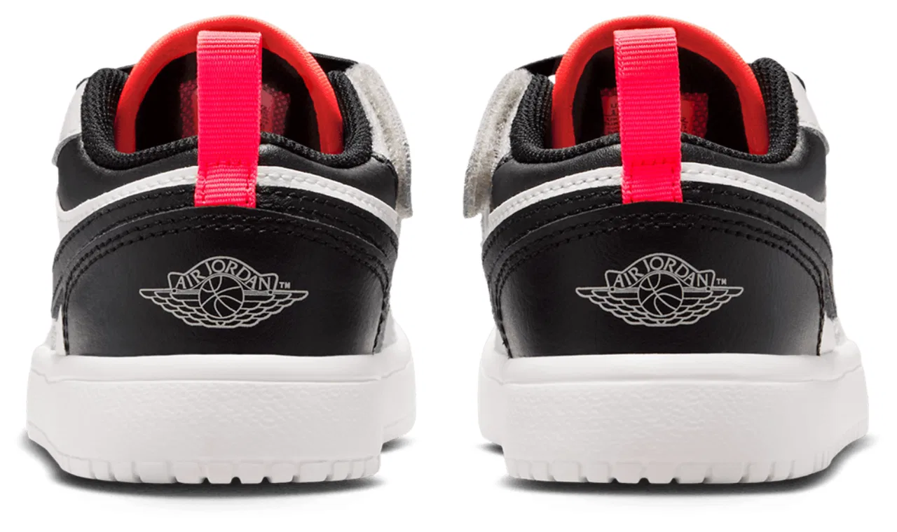 Кроссовки для мальчиков AJ 1 Low Jordan, цвет Black/Summit White/Grey — фото 3