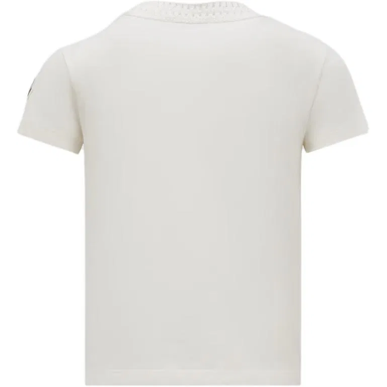 Детская футболка с круглым вырезом Moncler, White — фото 3
