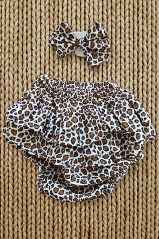 Детский комплект для девочек с леопардовым принтом Al Ver Gülüm, Leopard Print