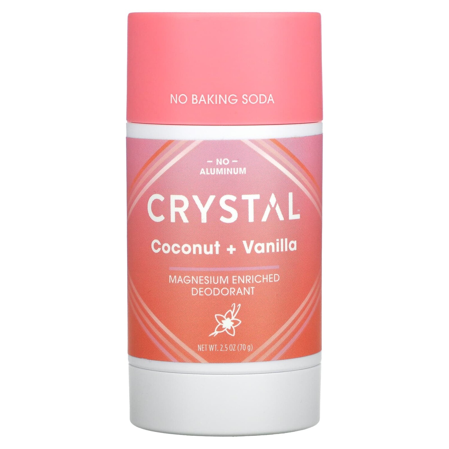 

Обогащенный Магнием Дезодорант Crystal Body Deodorant, кокос и ваниль, 70 г