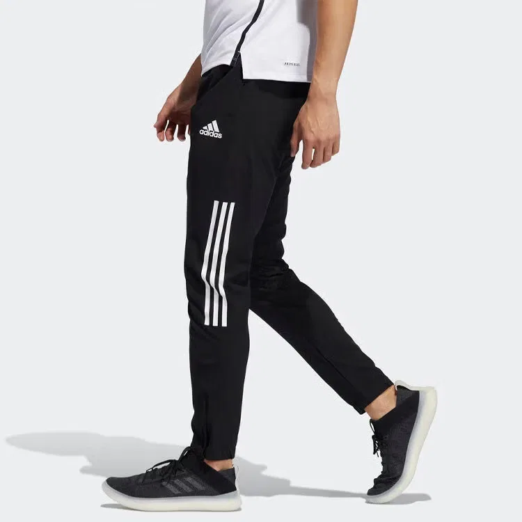 Штаны спортивные с боковыми полосками Plyr 3s Adidas, черный — фото 3