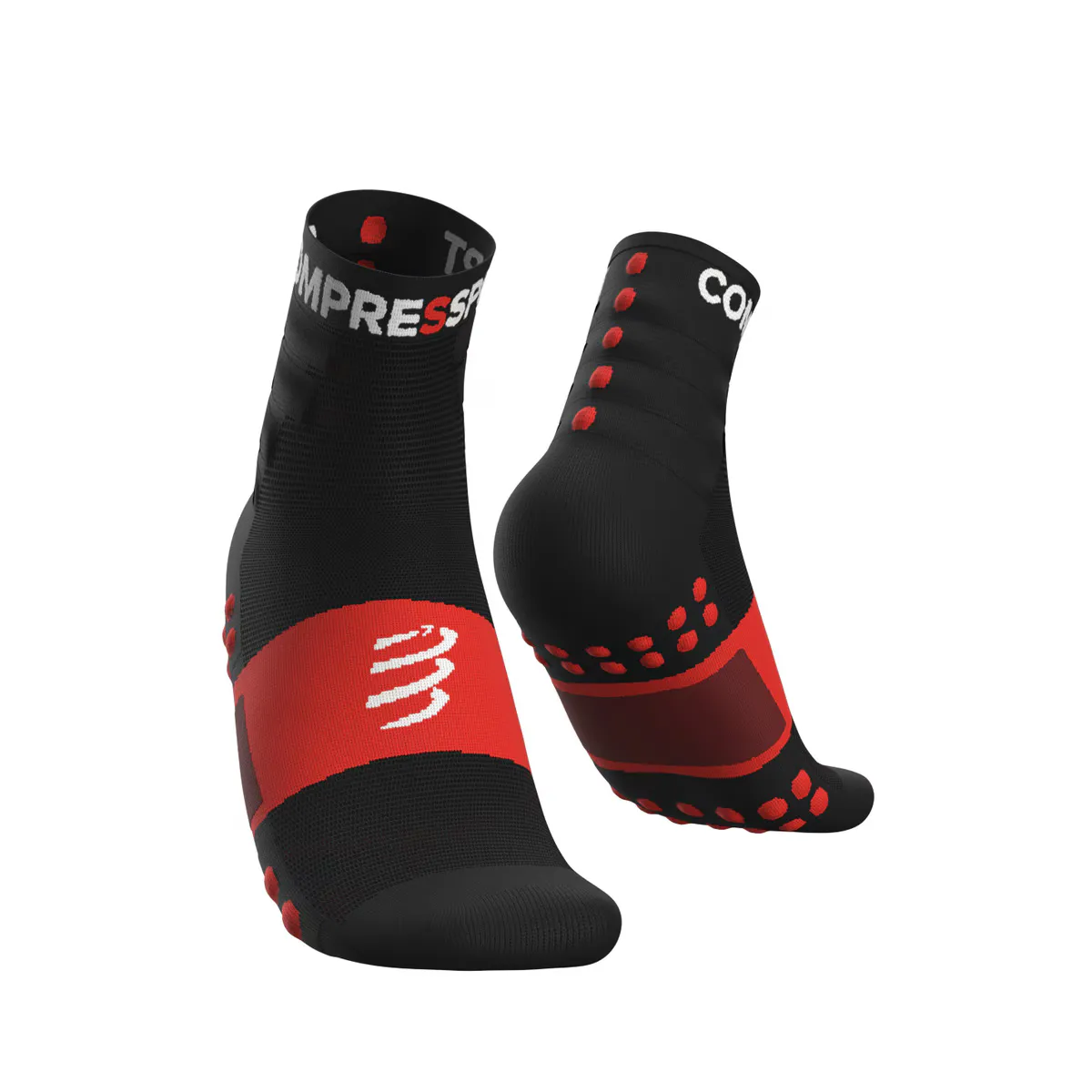 

Упаковка из 2 пар тренировочных носков Компрессионные чулки Compressport, чёрный