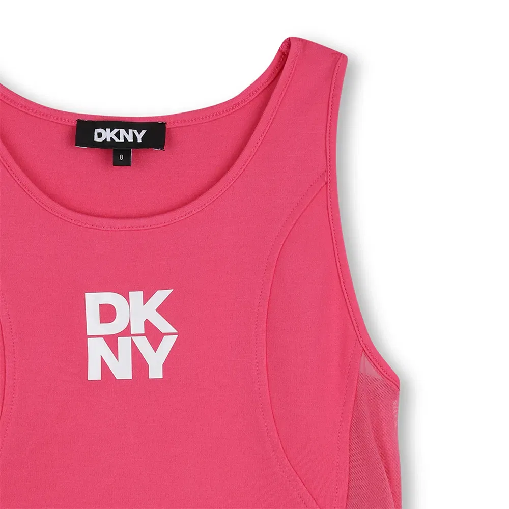 Футболка без рукавов D62616 DKNY, розовый — фото 3