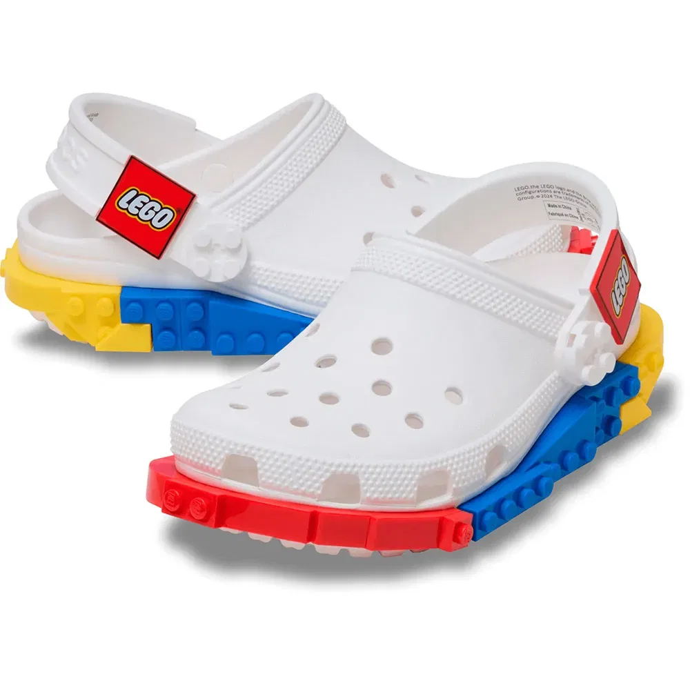 Клоги System Crocs, белый — фото 2