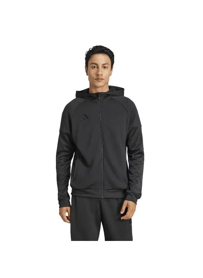 Худи на молнии с капюшоном Tiro 25 Adidas, черный