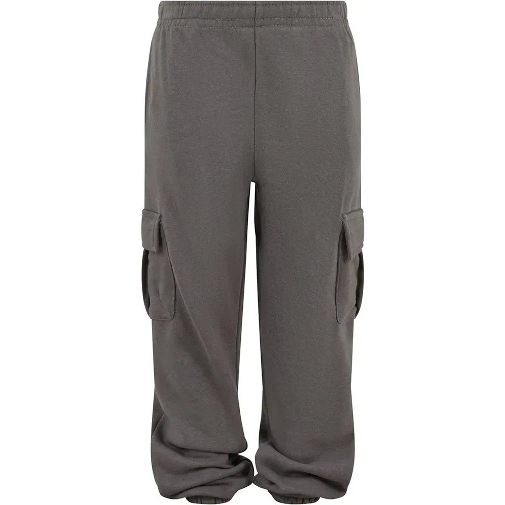 Широкие карго спортивные брюки Light Terry Urban Classics, серый