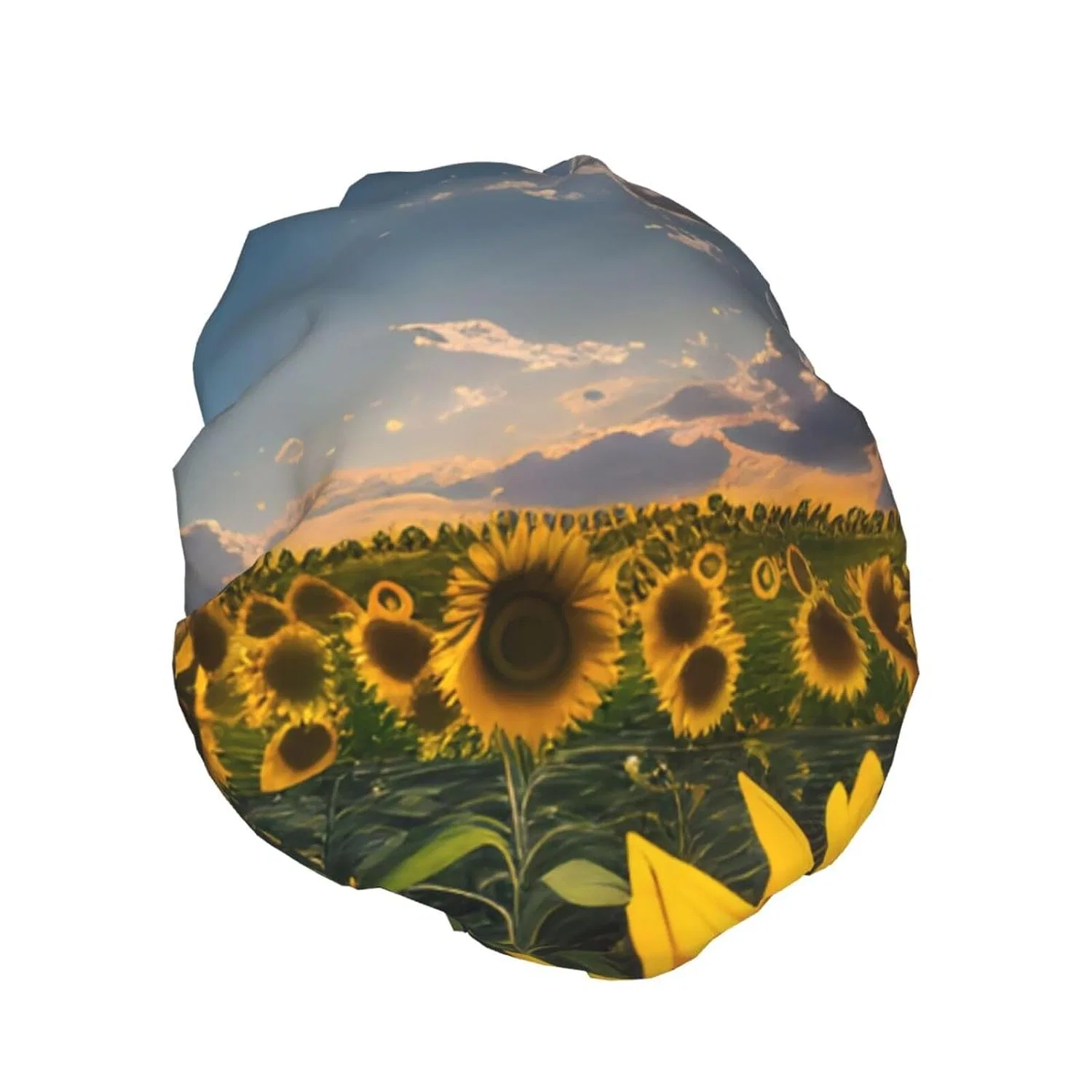 Двойная шапочка для душа с принтом Подсолнух, LLOTPQ — фото 2