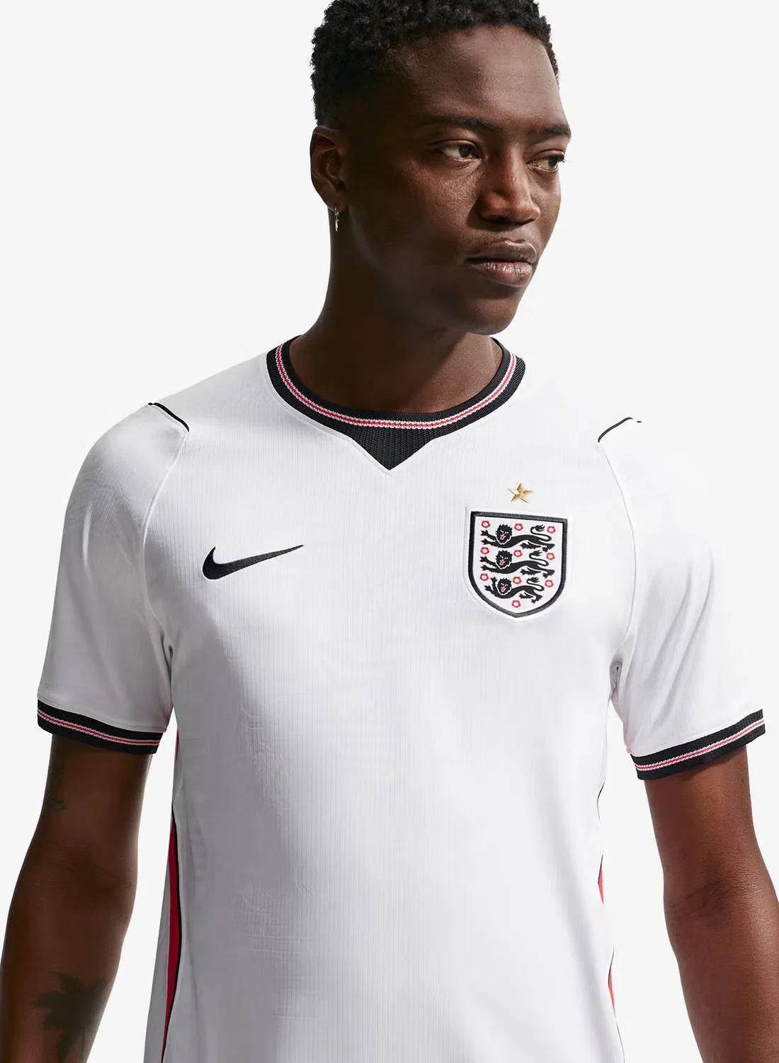 Футболка с принтом England 2026 Nike, белый