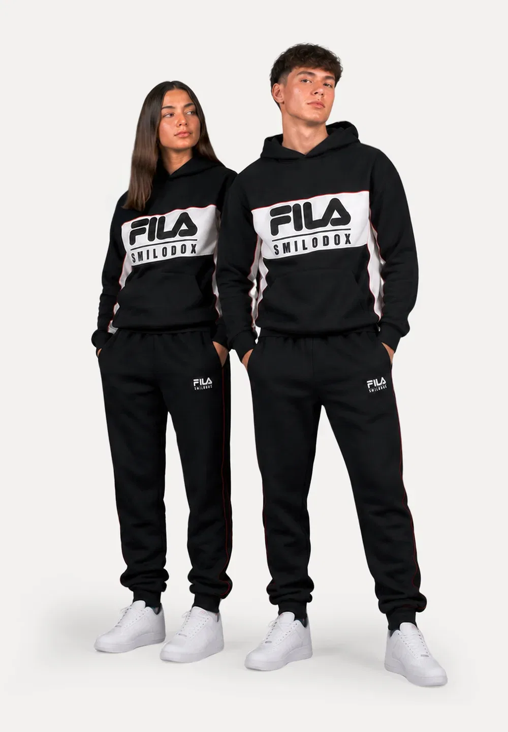 Комплект одежды для подростков X Fila, унисекс - спортивный костюм Smilodox, Schwarz