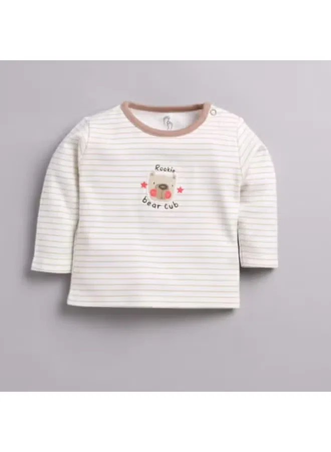 Комплект одежды для мальчиков с длинным рукавом Baby Go, бежевый