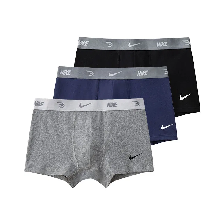 Детские трусы-боксеры с принтом, комплект из 6 штук, Indigo Blue, Nike — фото 3