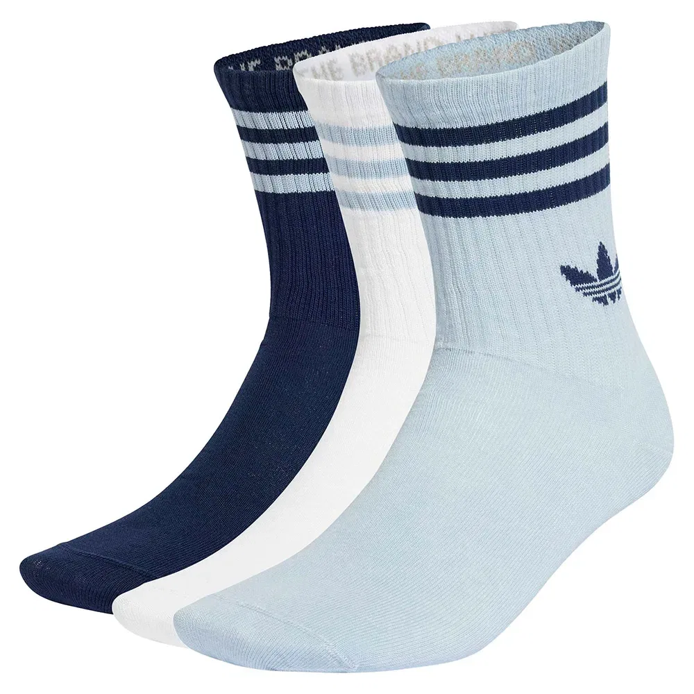 Носки 3 Stripes crew 3 пары Adidas Originals, белый