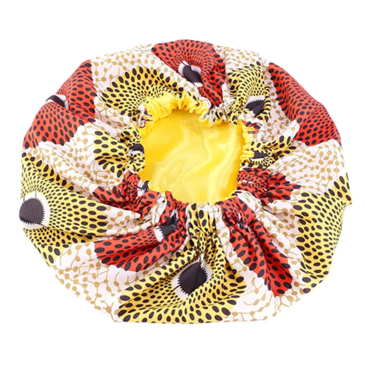 Шапочка для душа Satin Sleep Cap, WRITWAA, 38x38x1 см, Yellow
