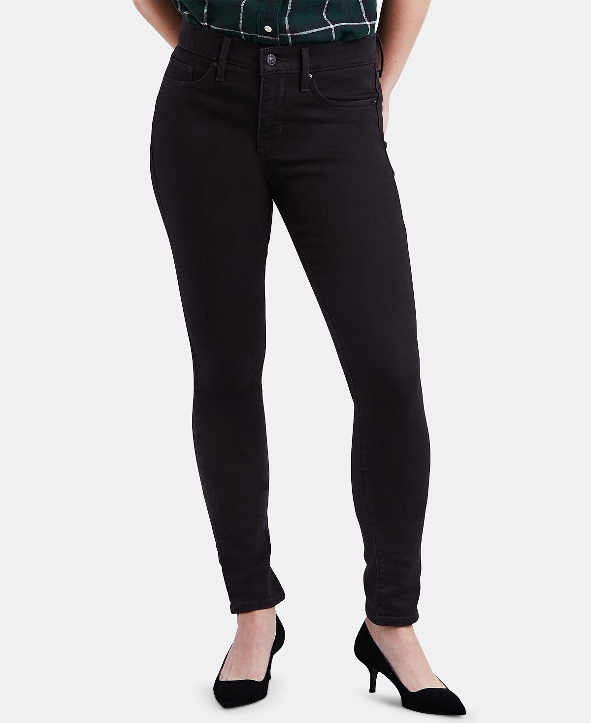 

Женские удлиненные джинсы-скинни 311 shaper Levi's, черный