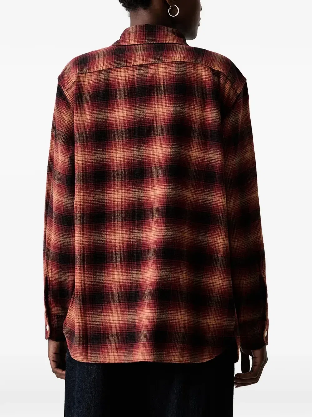 Рубашка Levi's Classic Worker в клетку, красный — фото 4
