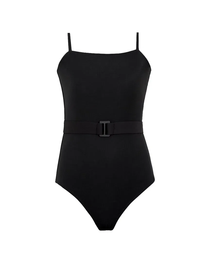 Детский слитный купальник с поясом PQ Swim Kids One Piece, черный