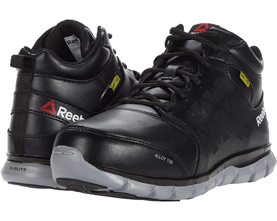 

Кроссовки Sublite Cushion Work - RB4143 Alloy Toe EH Reebok Work, черный