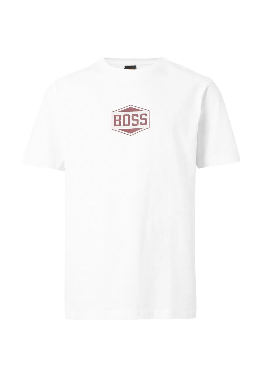 Футболка BOSS белого цвета