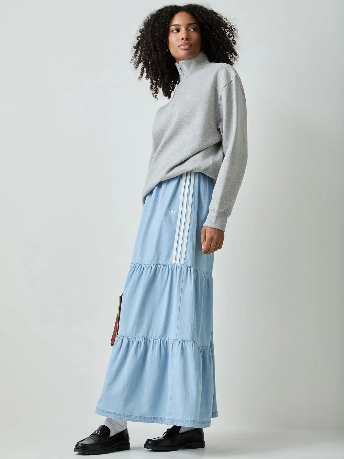 Юбка джинсовая Summer Glow Denim, adidas Originals, Light Blue Denim — фото 2