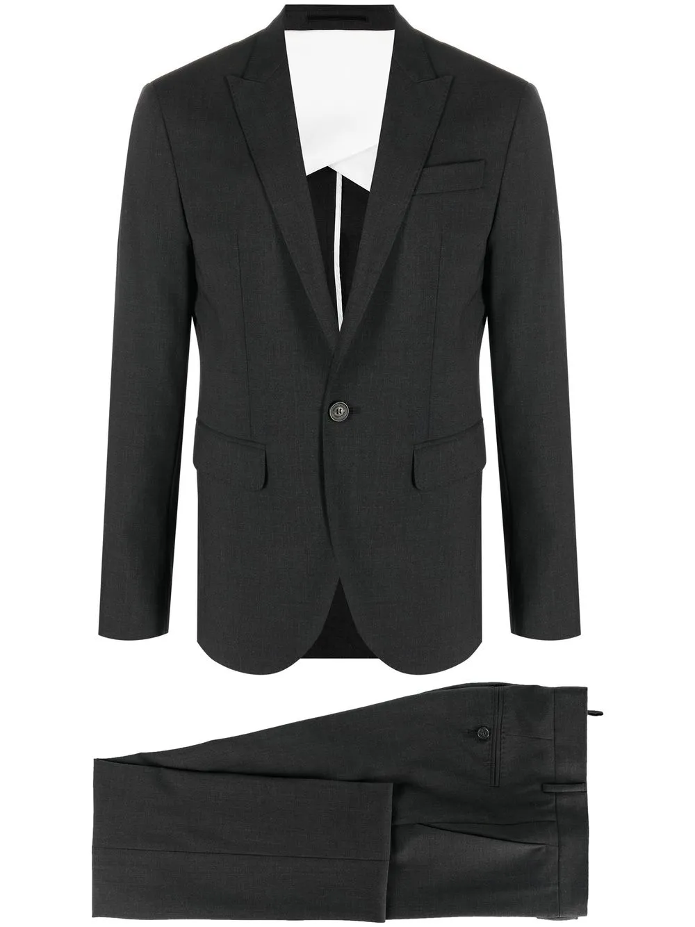 

Костюм с однобортным пиджаком DSQUARED2, серый