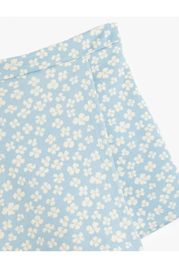 Детские шорты для девочек с принтом Koton, Blue Patterned — фото 3