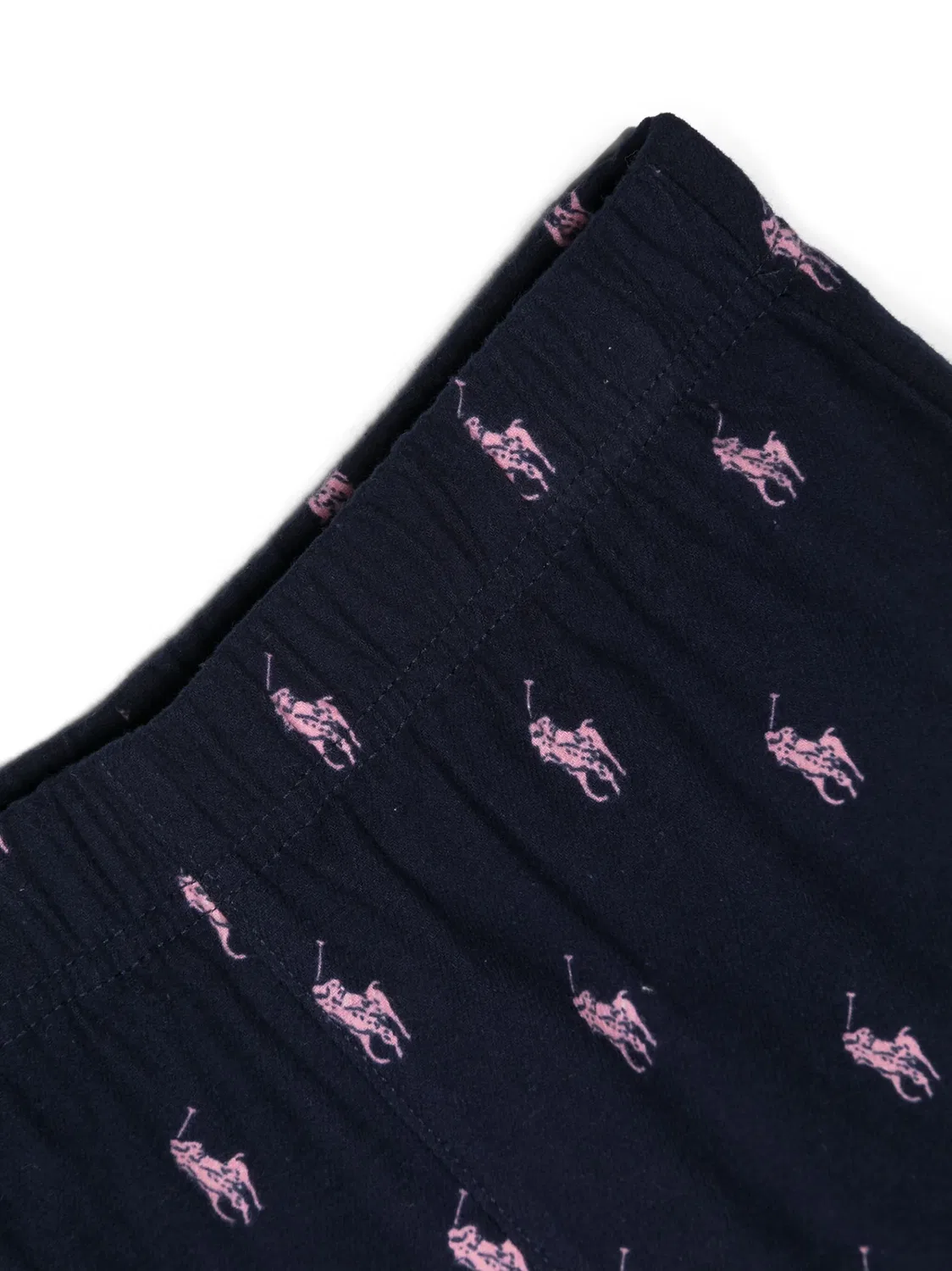 Polo Ralph Lauren Детский хлопковый пижамный комплект синий/розовый — фото 2