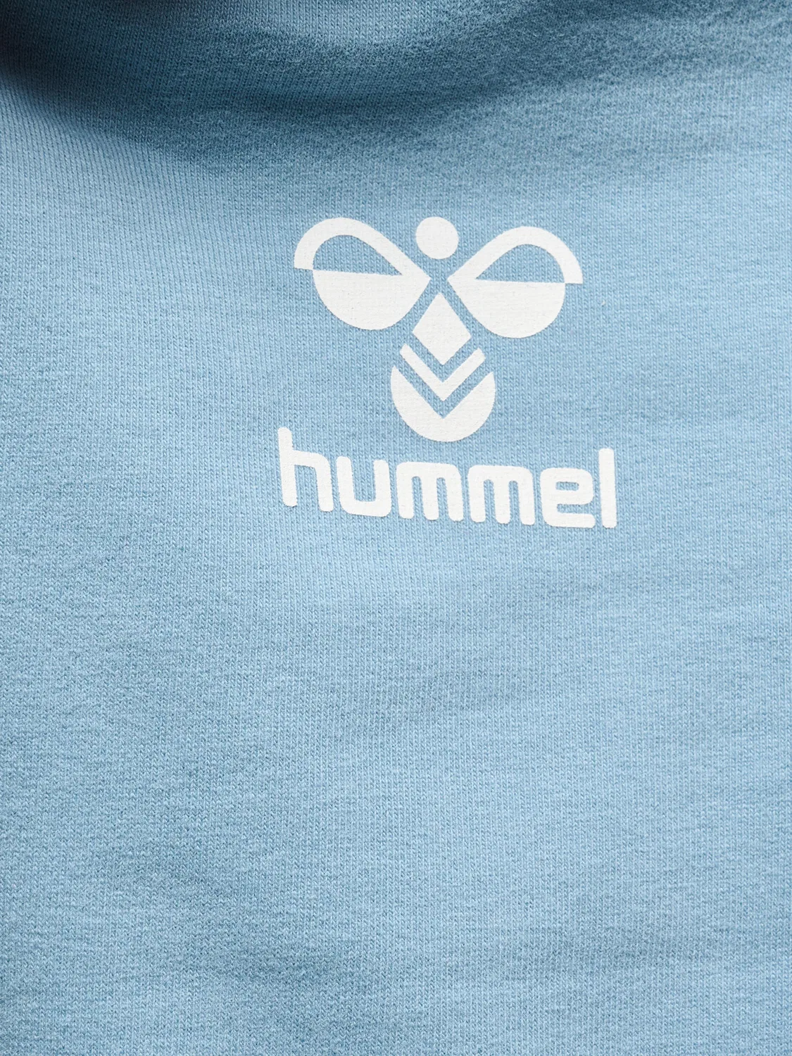Детские леггинсы с высокой посадкой Hmlmino Hummel, Blau Wolkiges Blau Baumwollweiß — фото 3