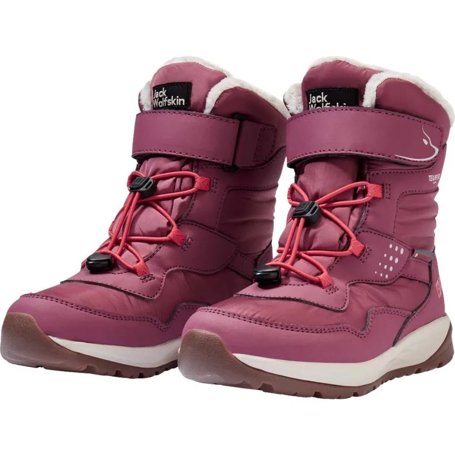 Детские утепленные ботинки Polar Bear-G Texapore High Vc K Jack Wolfskin, Антрацитовый — фото 3