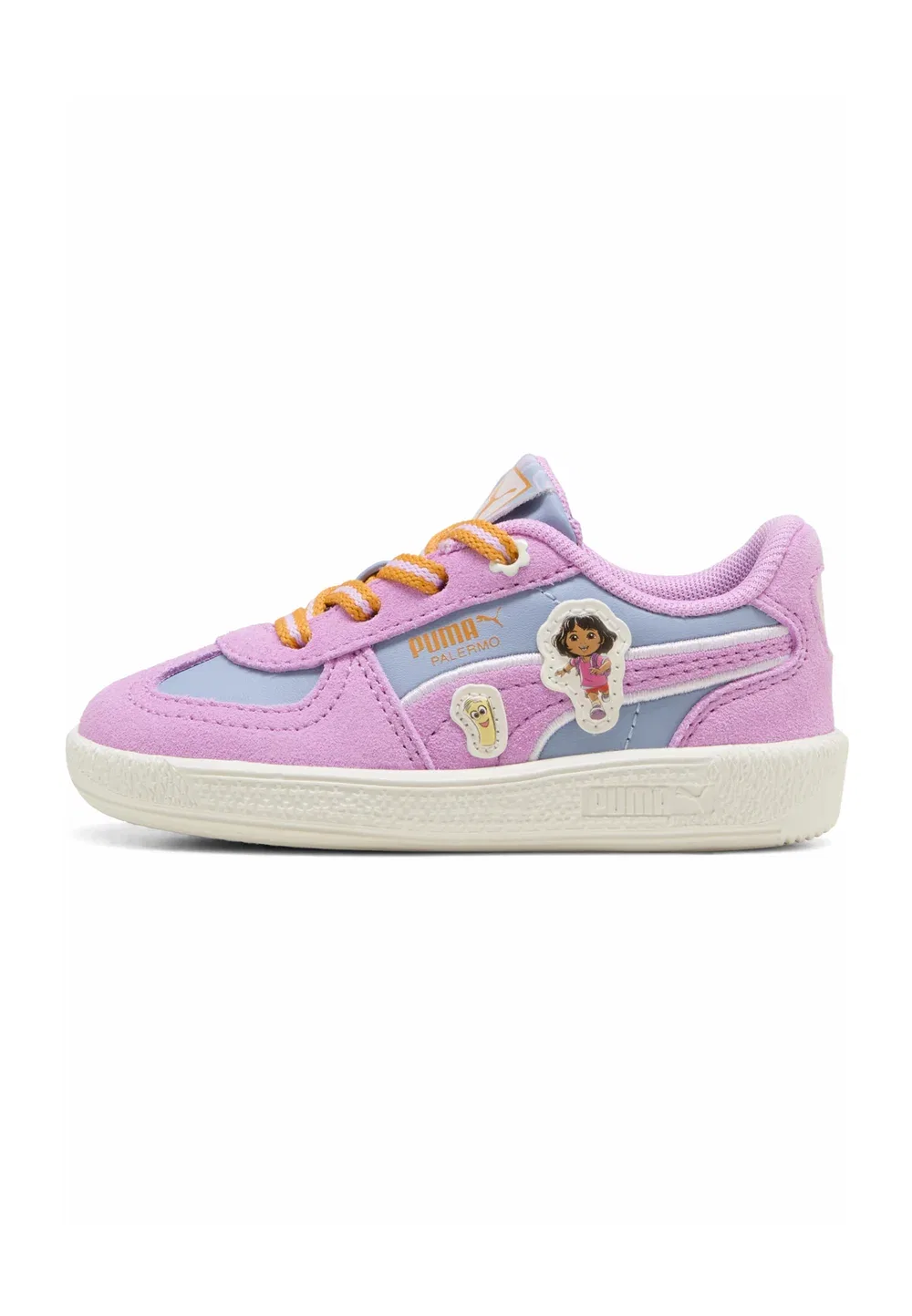Детские кроссовки X Dora the Explorer Palermo - детская обувь Puma, Mauve Glow-Warm White
