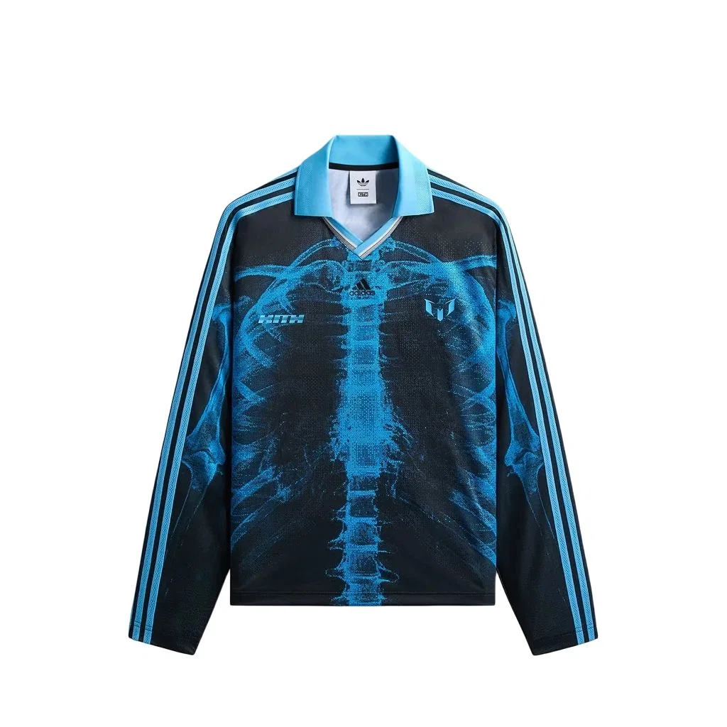 Футболка X KITH X MESSI, Adidas Originals, Black/Blue