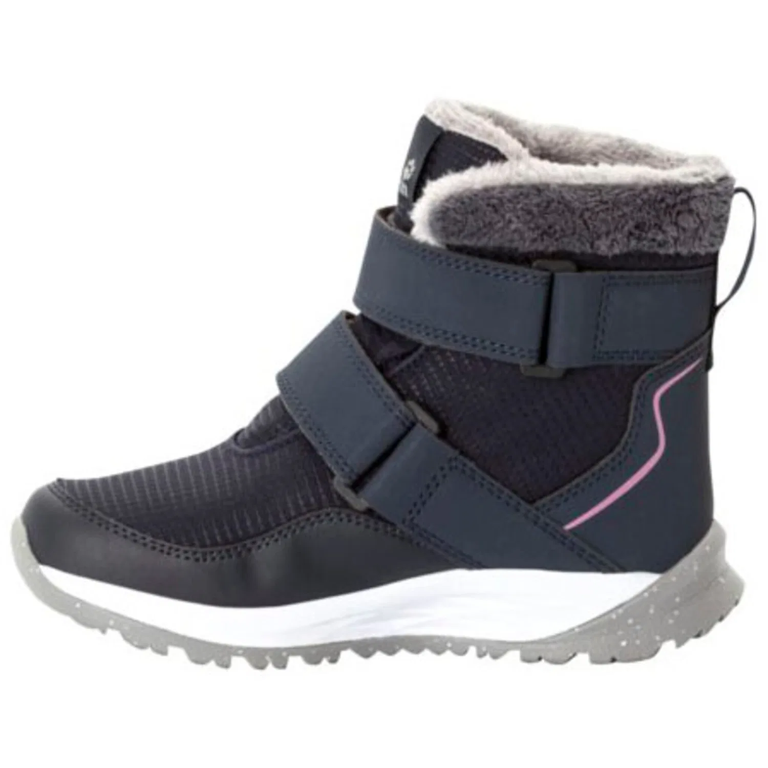 Детские зимние ботинки с мембраной TEXAPORE Jack Wolfskin, Navy-Rosa — фото 3
