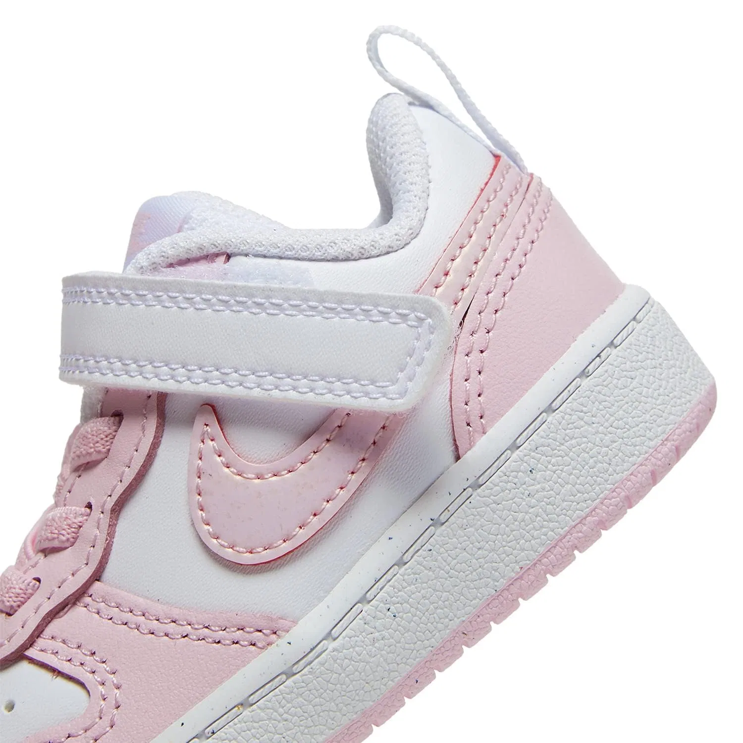 Детские кроссовки для мальчиков с принтом Court Borough Low 2 Se NIKE, White Pink Foam — фото 3
