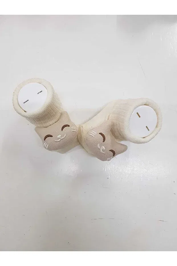 Детские носки с принтом с аксессуарами для кошек Baby By Bumbo, Beige