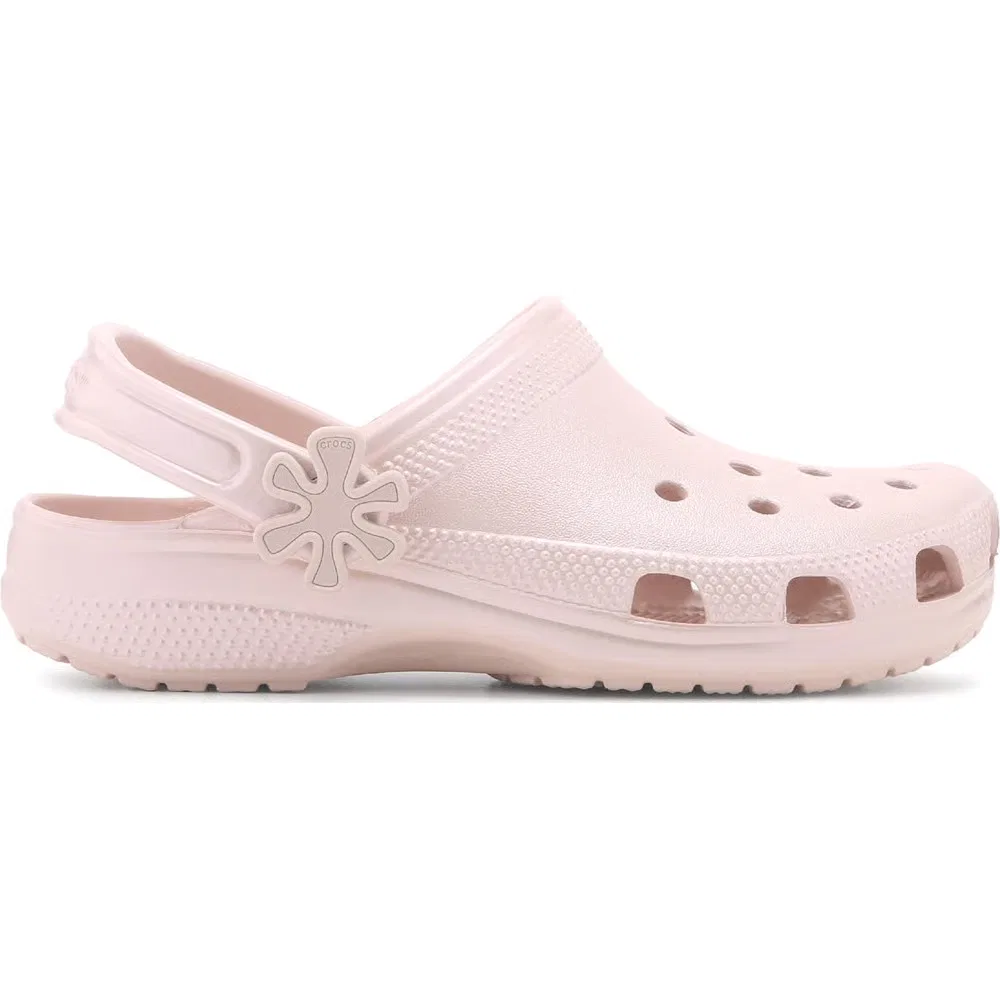 Детские классические сабо с графическим рисунком Crocs, Quartz Shine — фото 2
