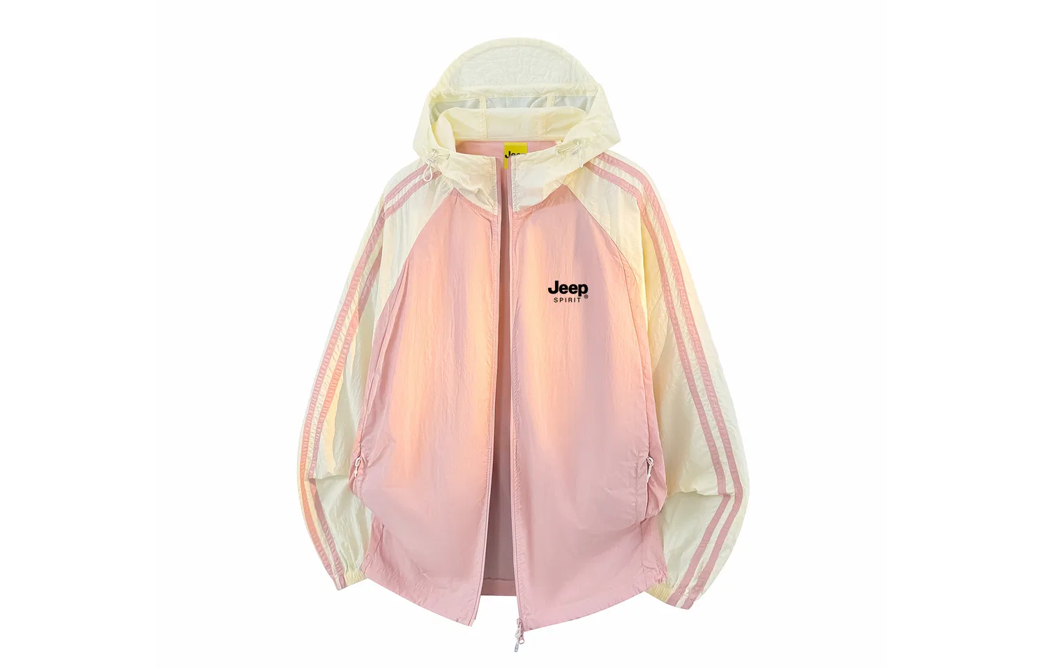 Детская ветровка с капюшоном JEEP SPIRIT, Taro Gray Pink
