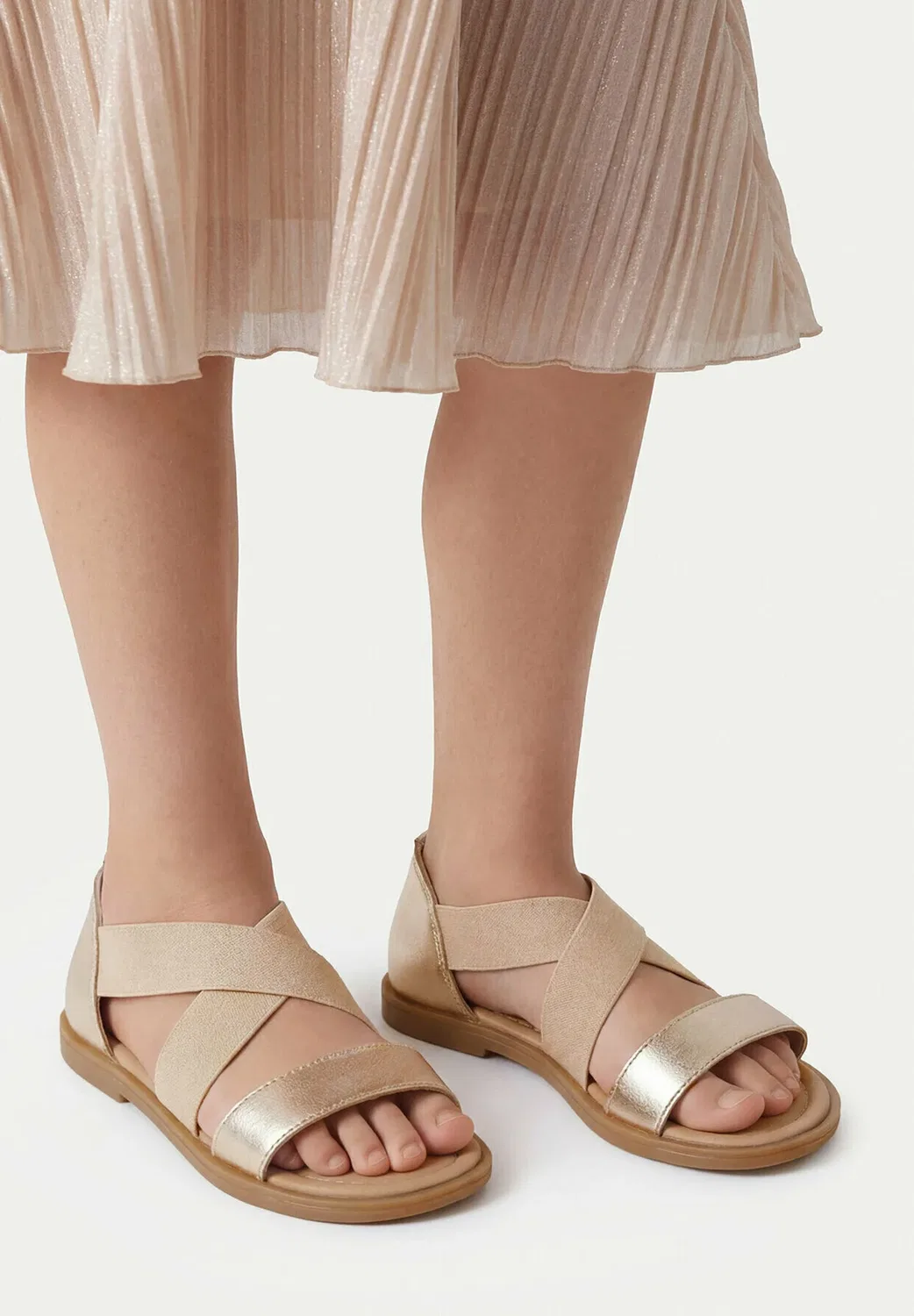 Сандалии для девушки 5906751787953 - сандалии Lasocki Young, Beige