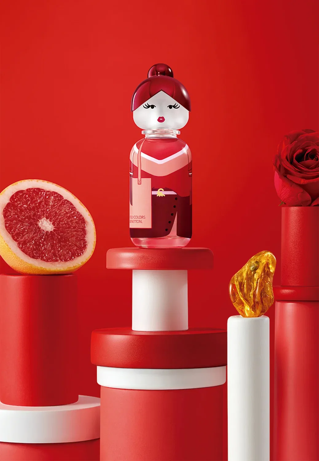 Sisterland Red Rose edt - туалетная вода Benetton Perfumes, 80 мл — фото 4