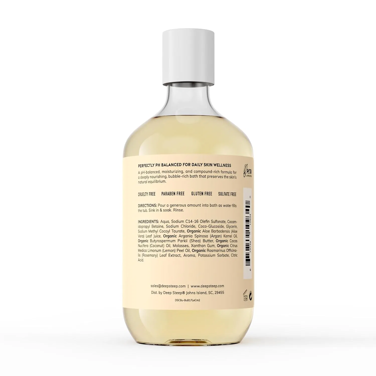 Пена для ванн Classic Bubble Bath, Deep Steep, 17 fl oz, Lemon Cream — фото 2