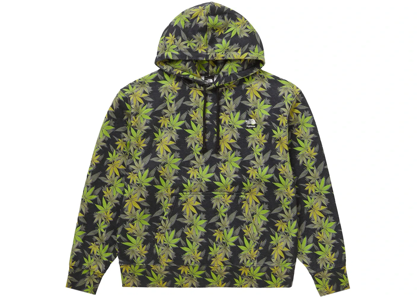 Мужская худи с капюшоном The North Face Leaf Supreme, Black