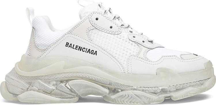 Кроссовки Balenciaga Wmns Triple S White Clear Sole, белый