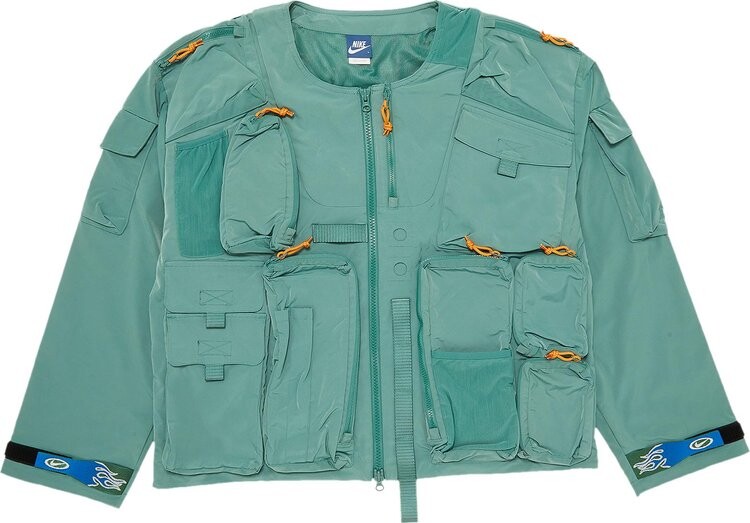 Куртка Nike x Cactus Plant Flea Market Fisherman Jacket In Green, зеленый — фото 2