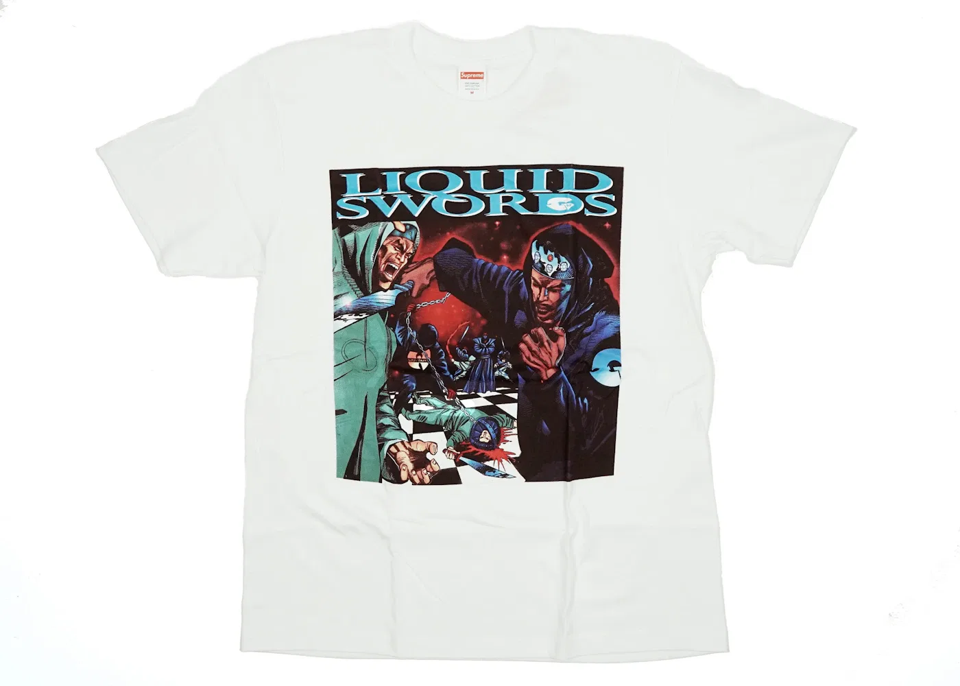 Мужская футболка с принтом Liquid Swords Tee Supreme, White