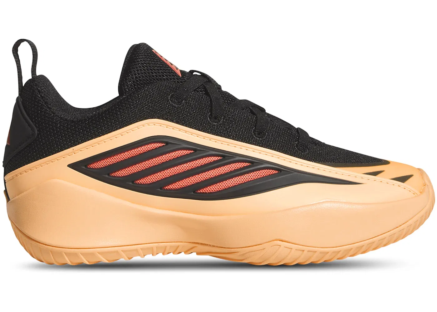 Детские кроссовки с длинным шнурованием Adidas Believe That 1, Acid Orange/Core Black/Acid Red