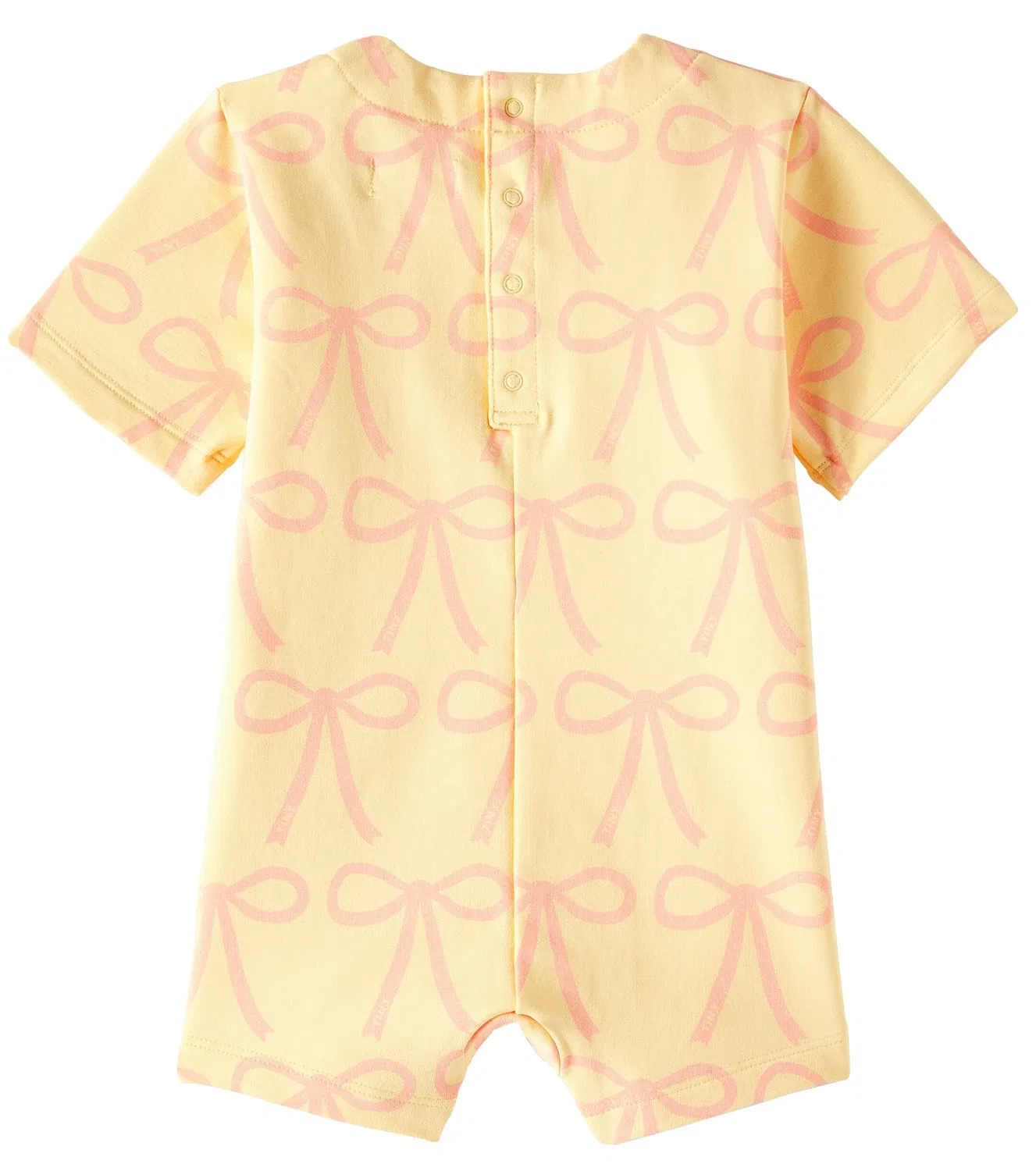Комбинезон из хлопкового джерси Baby Bows Tinycottons, желтый — фото 2