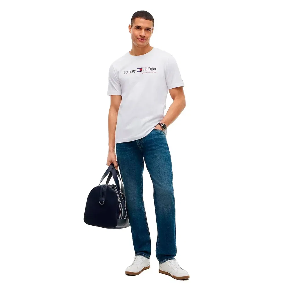 Мужская футболка с принтом Brand Love Graphic Tommy hilfiger, White — фото 4