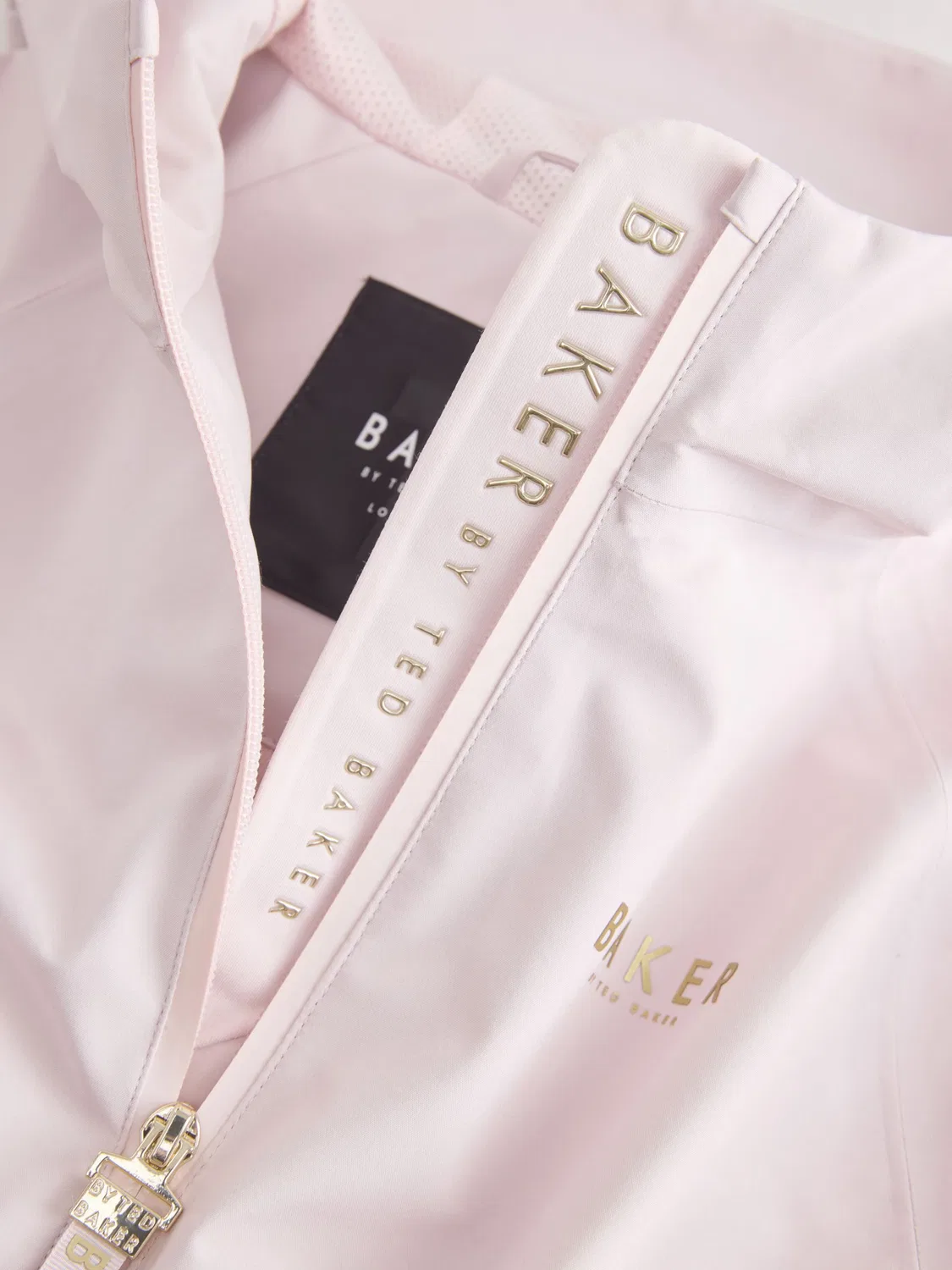 Пальто Baker by Ted Baker пастельно-розового цвета — фото 4