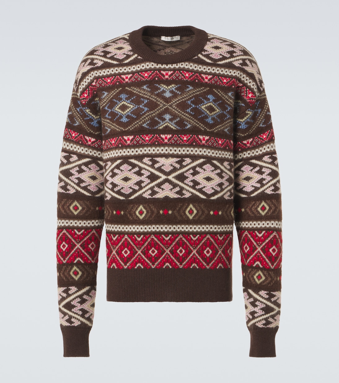 

Свитер из кашемира, шелка и мохера Finny The Row, Multi Brown/Pink